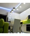 Ruban LED 5m 9W/m résistant aux éclaboussures - 24V DC, IP65, 60 LED par mètre