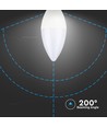 Ampoule LED E14 4W - angle de diffusion 200°