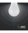 Ampoule LED E27 8,5W - A60, 200 degrés
