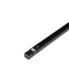 V-Tac rail de 1 mètre pour spots sur rail - Noir, 3 phases, complet avec connexion et bouchon de fin