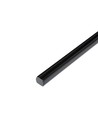 V-Tac rail de 1 mètre pour spots sur rail - Noir, 3 phases, complet avec connexion et bouchon de fin