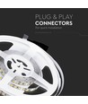 Ruban LED 5m 8W/m - 12V DC, 120 LED par mètre, 8mm de large