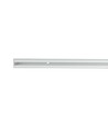 V-Tac rail de 1 mètre pour spots sur rail - Blanc, 3 phases, complet avec connexion et bouchon de fin