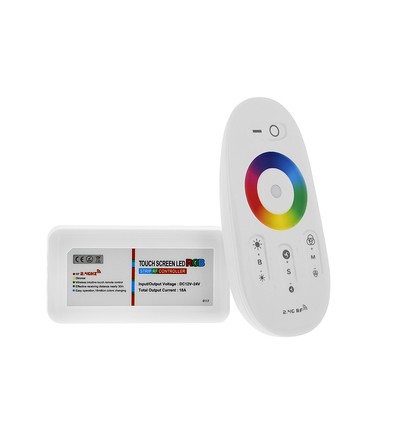 Contrôleur RGB avec télécommande - RF sans fil, 12V (216W), 24V (432W)