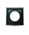Spot encastrable G53 AR111 - Noir, 17,5 x 17,5 cm