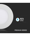 Panneau LED encastrable 3W Ø8,4cm - Découpe : Ø7,3 cm, Dimensions : Ø8,4 cm