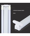 Réglette LED T8 120cm - Pour 2x tubes LED 120cm, IP20 intérieur