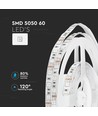 Ruban LED RGB 5m 7W/m - 12V DC, IP20, 60 LED par mètre