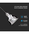 Suspension V-Tac en cuivre - Couleur chrome, Ø15 cm, E27