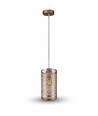 Suspension V-Tac - Or, métal, E27