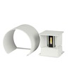 Applique murale LED 5W - IP65 extérieur, Ronde, Blanche, Angle de diffusion réglable, Source lumineuse incluse