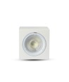 Plafonnier en plâtre GU10 - Carré, sans source lumineuse