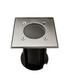 Spot encastrable V-Tac - Carré, acier inoxydable, douille GU10