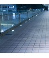 Spot encastrable V-Tac - Carré, acier inoxydable, douille GU10