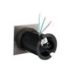 Spot encastrable V-Tac - Carré, acier inoxydable, douille GU10
