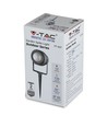 V-Tac lampe de jardin LED 12W - Noir, avec piquet, IP65, 230V