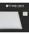 Outlet: Dalle LED 60x60, 32W - Hauteur: 13mm, 120lm/W, bord blanc