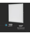 Outlet: Dalle LED 60x60, 32W - Hauteur: 13mm, 120lm/W, bord blanc