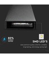 Applique murale LED 6W - IP65 extérieur, noir, source lumineuse incluse