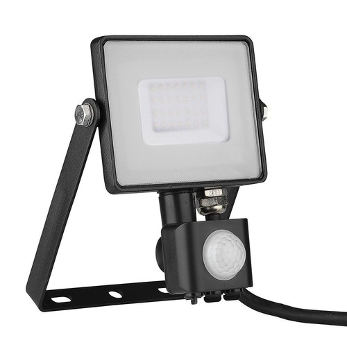 Projecteur LED 30W avec détecteur - Puce LED Samsung, lampe de travail