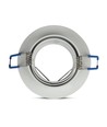 Kit Downlight MR16 ou GU10, sans source lumineuse, blanc mat, perçage : Ø7,5 cm, dimensions : Ø9,1 cm