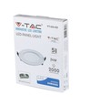 Panneau LED encastrable, 24W - Puce LED Samsung, Découpe : Ø28 cm, Dimensions : Ø30 cm