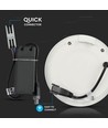 Panneau LED encastrable, 24W - Puce LED Samsung, Découpe : Ø28 cm, Dimensions : Ø30 cm