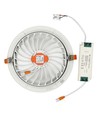 Spot LED 30W Ø22,5cm - Découpe : Ø19,5 cm, Dimensions : Ø22,5 cm, 3 cm de haut, Samsung LED chip
