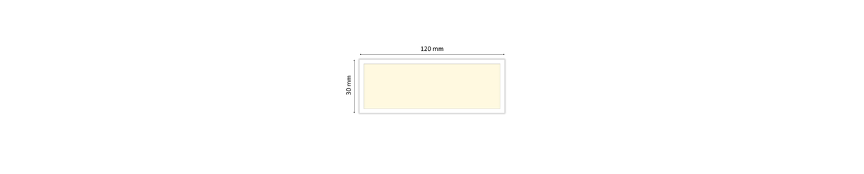 Panneaux LED 120x30 cm