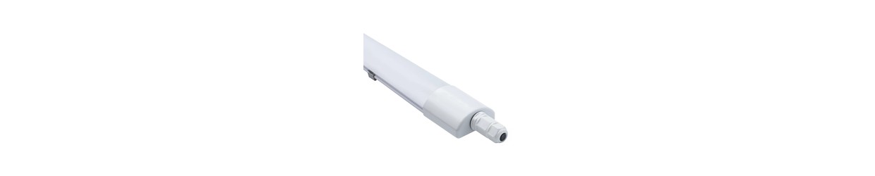 Luminaire précâblé en travers