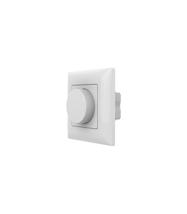 Variateur LED compatible avec les boîtes d'encastrement européennes pour gestion de l'intensité lumineuse.