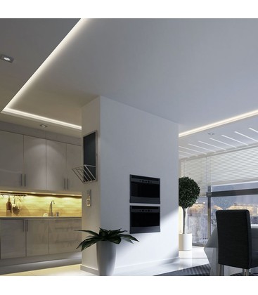 Mise en situation d'un ruban LED haute puissance 10,8W par mètre pour un éclairage principal.